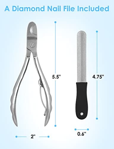 Gobeigo Upgrade Wide Open Dog Nail Clippers for Large Dogs Cut Like Butter, Heavy Duty Dog Nail Trimmer Full Metal Razor Sharp Professional for All Dogs Cats with Thick Toenail - Image 5