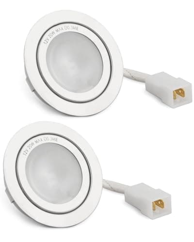 ULXIOM SB02300798 Range Hood Led Light Fit for Broan Nutone PM500 PM500SS EE55000 Series, Lighting Bulb AC12V MAX 20W (2 Pack) - Image 1