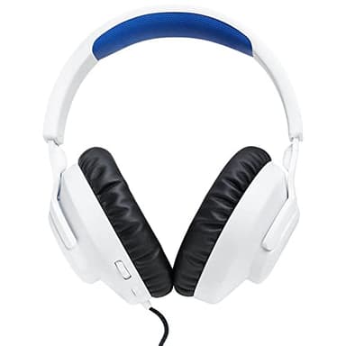 JBL Quantum 100P - Wired Over-Ear Gaming Headset with a Detachable mic, QuantumSOUND Signature, Memory Foam Comfort, Compatible with Windows Sonic Surround Sound (White) - Image 3