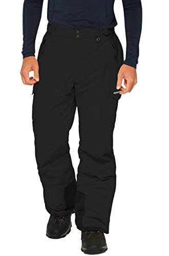 SkiGear Men's Snow Sports Cargo Pants, Black, 4X-Large/32 Inseam - Image 1
