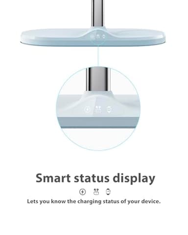 3-in-1 Wireless Charging Station for Apple Devices - Fast Charging Station for iPhone and Watch, Stable Charger Stand for iPhone 12-15 & iPhone 16 & iWatch & AirPods, Adapter Not Included - Image 6