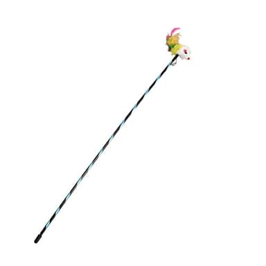 IUHKBH 3 PCS Cat Wands with Mice Long Cat Teaser Wands for Cats Kittens Having Fun Exerciser Playing - Image 1