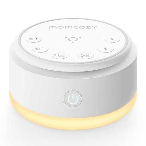 Momcozy Sound Machine for Baby-20 Soothing Sounds & Touch Warm Light Portable White Noise for Kids & Adults for Sleeping Timer and Memory | Ideal Travel Companion & Nursery Must-Have - Image 1
