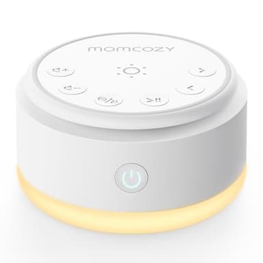 Momcozy Sound Machine for Baby-20 Soothing Sounds & Touch Warm Light Portable White Noise for Kids & Adults for Sleeping Timer and Memory | Ideal Travel Companion & Nursery Must-Have - Image 1