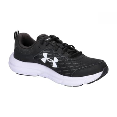 Under Armour Men's Charged Assert 10, (001) Black/Black/White, 7.5, US - Image 4