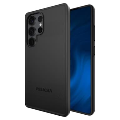 Pelican Protector Samsung Galaxy S25 Ultra Case [Magnetic and Wireless Charging] Rugged Phone Cover w/ 16ft Military-Grade Drop Protection - Heavy Duty Case for Samsung Galaxy S25 Ultra 6.9" - Black - Image 1