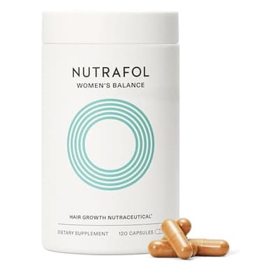 Nutrafol Women's Balance Hair Growth Supplements, Ages 45 and Up, Clinically Proven for Visibly Thicker Hair and Scalp Coverage, Dermatologist Recommended - 1 Month Supply - Image 1