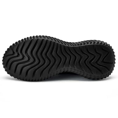 PPQ Womens Slip On Walking Shoes，Memory Foam Lightweight Comfort Casual Workout Shoes,Yoga Or Tennis Or Running Sneakers Black 6 - Image 5