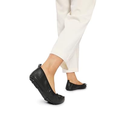 DREAM PAIRS Women's Flats, Foldable Ballet Flats for Women, Bowknot Round Toe Comfort Light Weight Slip-On Dress Shoes Black Size 7.5 SDFA2409W - Image 5