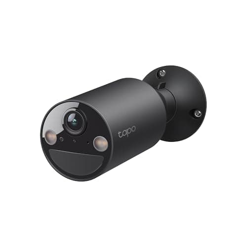 Tapo by TP-Link Wireless Outdoor Security Camera, 1080P, Up to 180 Days Battery Life, Free Person Detection, SD/Cloud Storage, Spotlight Color Night Vision, Alarm, No Hub Needed, Black, C403 - Image 1