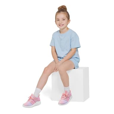 RUNSIDE Girls Tennis Shoes Lightweight Sports Kids Sneakers Lace-up for Running/Walking, Toddler/Little Kid/Big Kid - Image 5