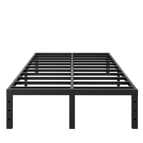 SHLAND Full Bed Frame 16 Inch - Sturdy Platform Bed Frame No Box Spring Needed Heavy Duty Metal Full Size Bed Frame Easy Assembly, Strong Bearing Capacity, No Noise - Image 1