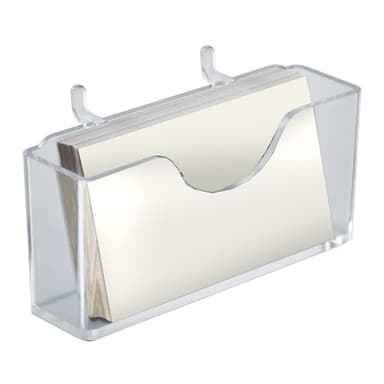 Azar Displays 252008 Business Card Holder for Pegboard/Slatwall (10 Pack) - Image 2