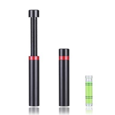 Graphics Card Support, Black Graphics Card GPU Support Bracket, Aluminum GPU Support Bracket, Video Card Stand with a Spirit Level, GPU Holder with Magnet and Rubber Pad, GPU Stand 72-125mm - Image 1