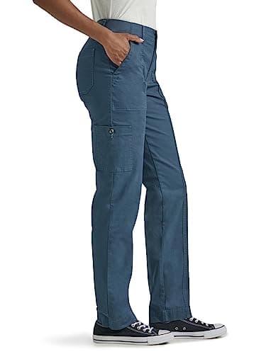 Lee Womens Ultra Lux Comfort with Flex-to-go Utility Pants, Deep Waters, 4 US - Image 2