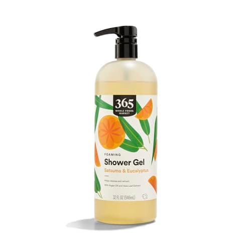365 by Whole Foods Market, Foaming Shower Gel, Satsuma & Eucalyptus, 32 Fl Oz - Image 1