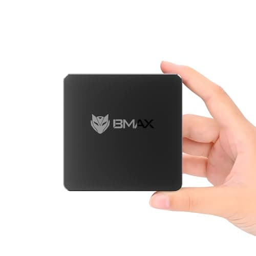 Bmax B1 Mini PC, 8GB RAM/128GB eMMC, Intel N4000, Support 512GB/2TB M.2 SSD Expansion, Small Tiny Desktop Computers, 2.4GHz/5GHz WiFi 5, BT, 4K, Business, Home, Office Computer, Small Pc