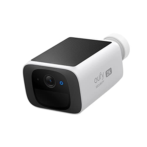 eufy Security SoloCam S220, Solar Security Camera, Wireless Security Camera Outdoor, 2K Resolution, Continuous Power, No Monthly Fee, HomeBase 3 Compatible, 2.4 GHz Wi-Fi, for Outdoor Surveillance - Image 1