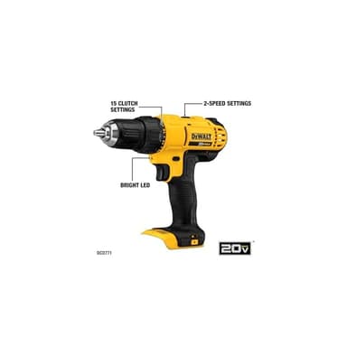 DEWALT Tools 5 Tool Power Tool Combo Kit, Cordless Drill Impact Driver Saw Oscillating Multi-tool Set with 20V MAX Battery and Charger (DCK551D1M1) - Image 3