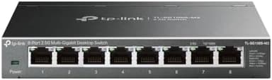 TP-Link TL-SG108S-M2 | 8-Port Multi-Gigabit 2.5G Ethernet Switch | Unmanaged Network Switch | Ethernet Splitter | Plug & Play | Desktop/Wall Mount | Silent Operation - Image 2