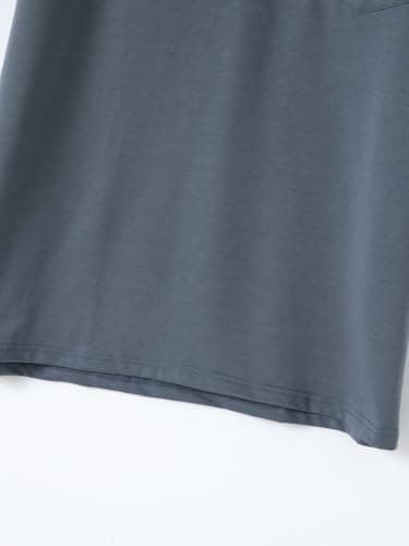 PEVOSU Mens Long Sleeve Polo Shirts Casual Cotton Polo T Shirt with Pocket Classic Button Collared Golf Shirt - Image 3