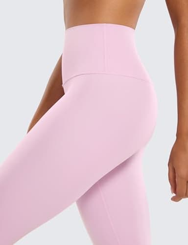 CRZ YOGA Butterluxe High Waisted Lounge Legging 25" - Buttery Soft Workout Yoga Pants Vita Pink X-Small - Image 4