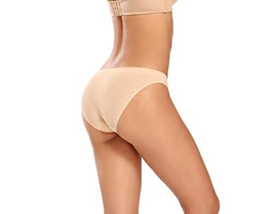 voenxe Women Bikini Underwear,Seamless Breathable Ladies Panties,No Show Comfortable Briefs Undies for Women,Hipster,5-Pack - Image 4