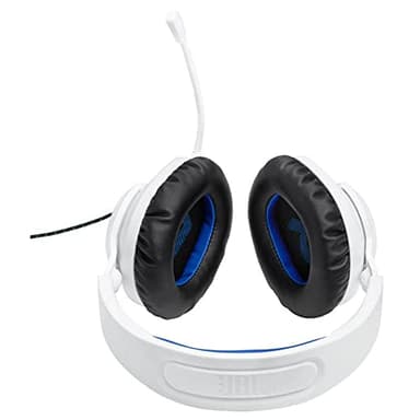 JBL Quantum 100P - Wired Over-Ear Gaming Headset with a Detachable mic, QuantumSOUND Signature, Memory Foam Comfort, Compatible with Windows Sonic Surround Sound (White) - Image 6