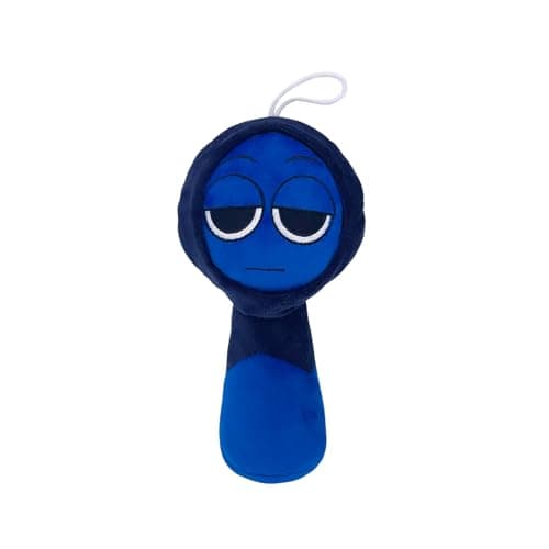 Super JAKES Sprunki Plush, Sprunki Game Plush Toys,Soft Stuffed Animal Pillow Figure Doll Christmas Birthday Gifts for Adult Kids (Dark Blue)