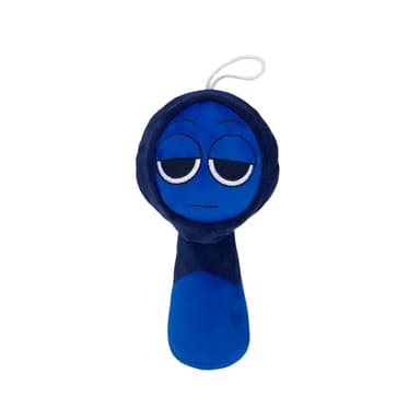 Super JAKES Sprunki Plush, Sprunki Game Plush Toys,Soft Stuffed Animal Pillow Figure Doll Christmas Birthday Gifts for Adult Kids (Dark Blue)