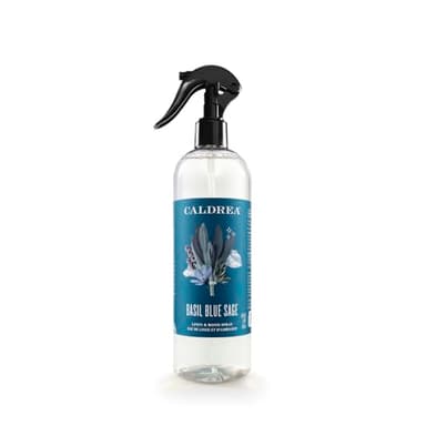Caldrea Linen and Room Spray Air Freshener, Made with Essential Oils, Plant-Derived and Other Thoughtfully Chosen Ingredients, Basil Blue Sage Scent, 16 oz - Image 1