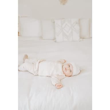 Konssy 8 Pack Baby Newborn Hats Set Knot Beanie Hats Soft for Infant Baby Girls Boys Caps 0-6 Months - Image 3