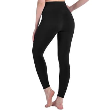 Ipletix Leggings for Women, High Waisted Leggings Buttery Soft Non See Through Workout Yoga Pants Black - Image 4