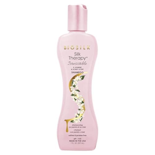 BioSilk Irresistible Collection Silk Therapy Shampoo, Cleanses & Removes Buildup, Jasmine & Honey Scent, Sulfate, Paraben, & Cruelty-Free, 7 Oz - Image 1