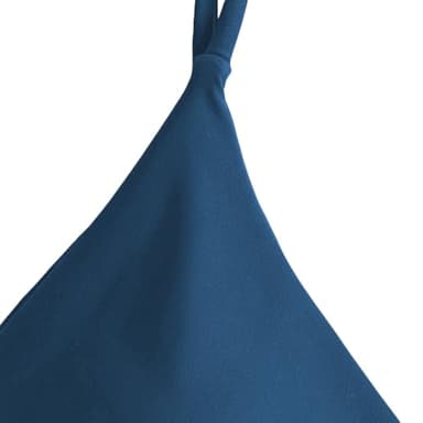 ZAFUL Women's Solid Spaghetti Strap Bralette Bikini Set Two Piece Swimsuit (1-Peacock Blue2, S) - Image 4