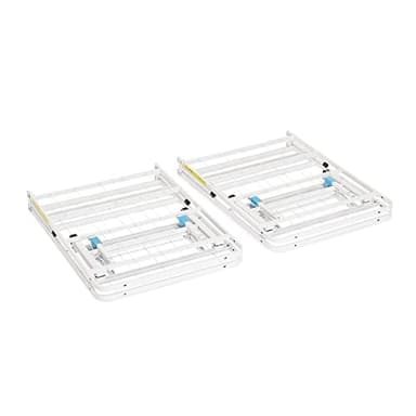 Amazon Basics Platform Bed Frame Full, Foldable Metal, Tool-Free Setup, 14 Inches High, White - Image 5