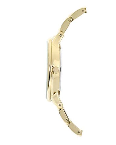 Anne Klein Women's AK/1412IVGB Gold-Tone and Ivory Resin Bracelet Watch - Image 2