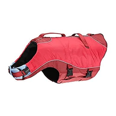 Kurgo Dog Water Life Jacket, Inflatable Safety Jacket for Dogs, Lifejacket Doggy Floats for Kayak, Pool or Lake, Reflective, Adjustable, Surf n’ Turf Life Jacket for Small Medium Large Pets - Image 4