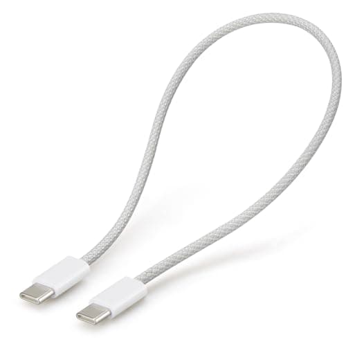 12 inch USB C to USB C Cable 1ft Short Charging Cord Bulk, 3-Pack - Image 1