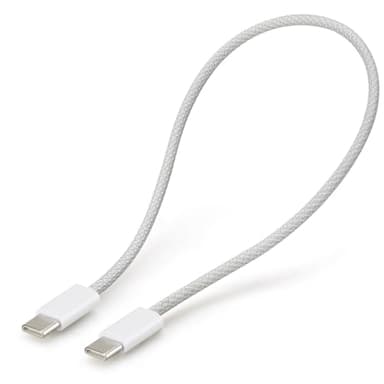 12 inch USB C to USB C Cable 1ft Short Charging Cord Bulk, 3-Pack - Image 1