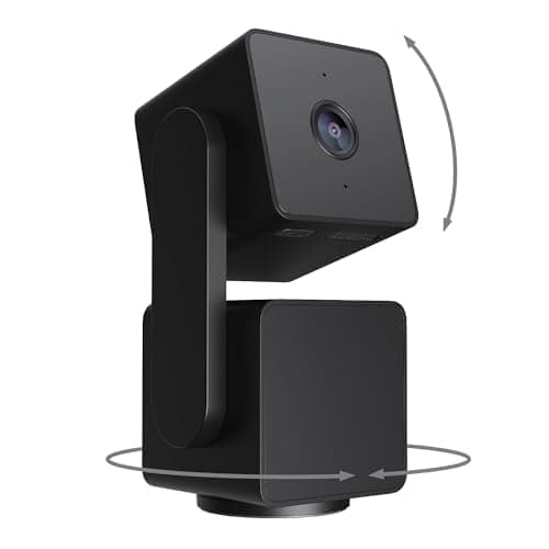 WYZE Cam Pan v3 Indoor/Outdoor IP65 1080P 360° Pan/Tilt/Zoom WiFi Smart Home Security Camera, Motion Tracking for Baby/Pet, Color Night Vision, Works with Alexa&Google Assistant, Free Expert Setup - Image 1