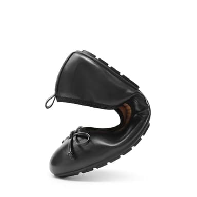 DREAM PAIRS Women's Flats, Foldable Ballet Flats for Women, Bowknot Round Toe Comfort Light Weight Slip-On Dress Shoes Black Size 7.5 SDFA2409W - Image 6