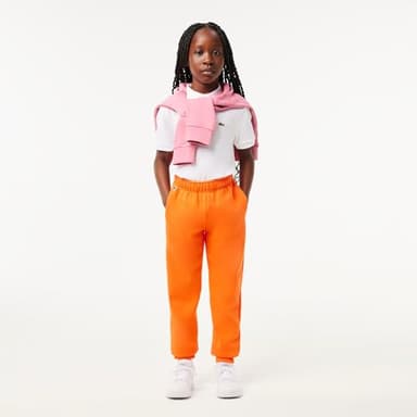 Lacoste Unisex-Child Short Sleeve Classic Pique Polo, White, 10 - Image 2