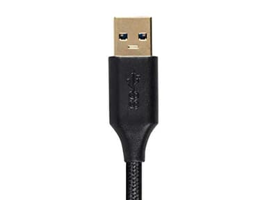 Monoprice USB 3.0 Premium Extension Cable - Type-A Male to Type-A Female, Braided Nylon Jacket, 6 Feet, Black - Image 5