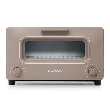 BALMUDA The Toaster | Steam Oven Toaster | 5 Cooking Modes: Sandwich Bread, Artisan Bread, Pizza & Pastry, Oven | Precise Heat Control | Steam Technology | Baking Pan | US Version | Taupe - Image 1