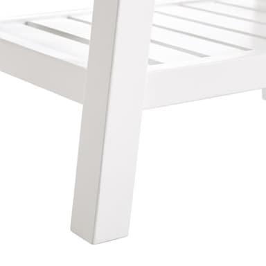 Alaterre Furniture Dorset Bench Stool with Storage – Multi-Functional and Space-Saving Wooden Seat with Bottom Shelf for Bathroom, Entryway, Bedroom, or Kitchen Seating & Organization - Image 7