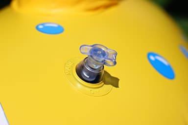 Inflatable Baby Swimming Pool Floats with Removable Sun Protection Canopy, Toddler Floaties with Seat and Handle, No Flip Over Baby Boat Swim Floats for Age of 6-36 months, with Hand Pump, Storage Bag - Image 9