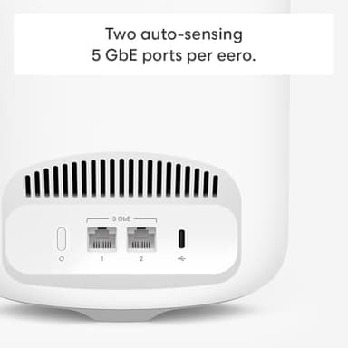 Amazon eero Pro 7 tri-band mesh Wi-Fi 7 router (newest model) - Supports internet plans up to 5 Gbps, Coverage up to 4,000 sq. ft., 2-pack - Image 2