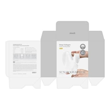 SUNGBOON EDITOR Deep Collagen Overnight mask 37gx17ea | Real Collagen 2,160,000PPB for Elasticity | TikTok Trend Items | Original Hydrating Collagen Face Mask | Korean Skin Care - Image 9