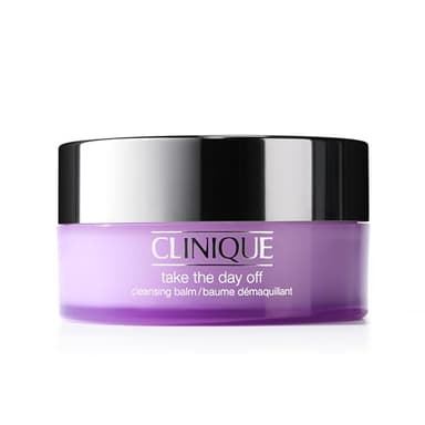 Clinique Take The Day Off Cleansing Balm Makeup Remover | Dissolves Face + Eye Makeup and Sunscreen | For All Skin Types, 3.8 Ounce - Image 1